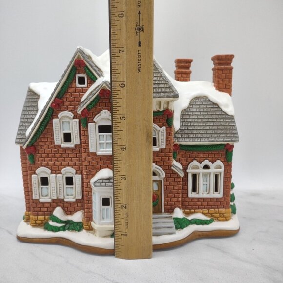 Lefton Colonial Village BERKELY House with Box 1992 No Light #11262 with Deed - Picture 5 of 16